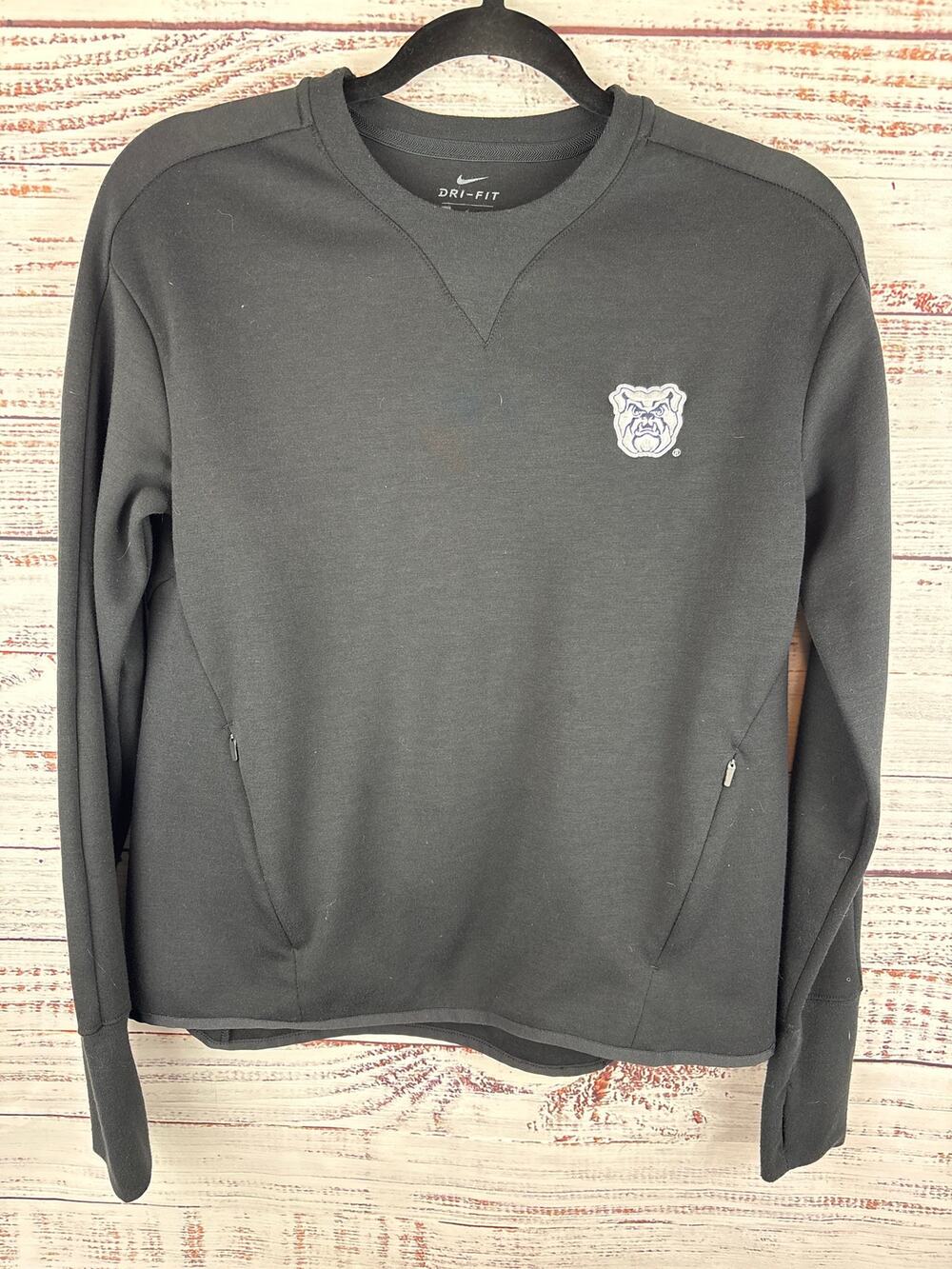 Nike Dri Fit Indy Butler Bulldogs College Big East Pullover Sweatshirt Womens S
